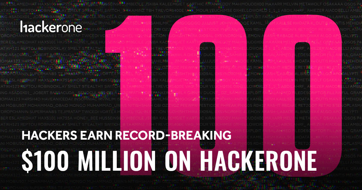 Hackers earn record-breaking $100M on HackerOne