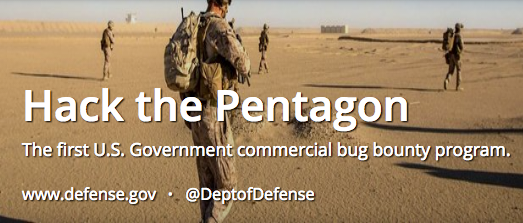 Hack the Pentagon Bug Bounty Program Security Page on HackerOne