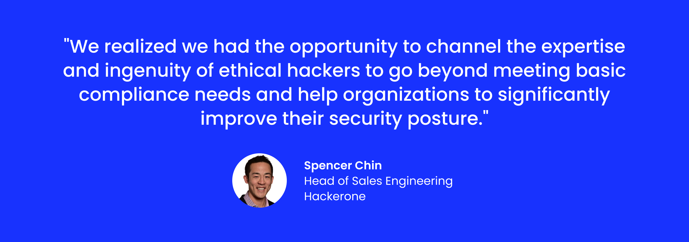 Quote from Spencer Chin about PTaaS