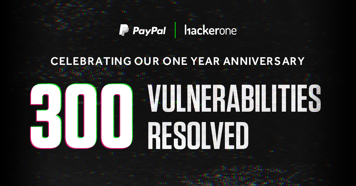 300 vulns resolved by PayPal