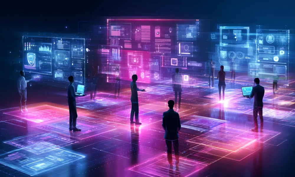 Researchers in Digital Background